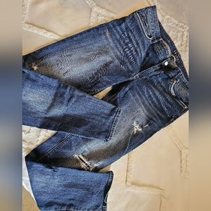 WHBM Distressed Skinny Jeans